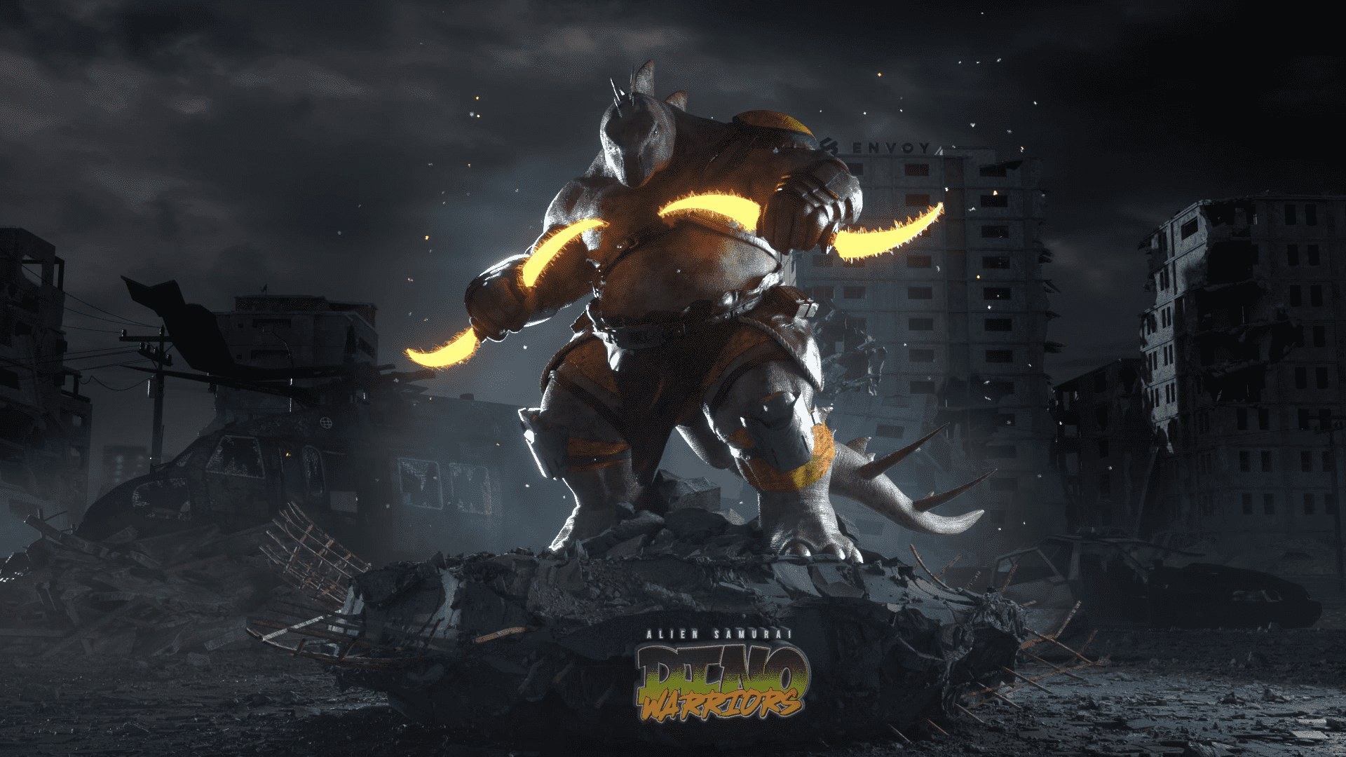 Dino Warrior character Stegosaurus