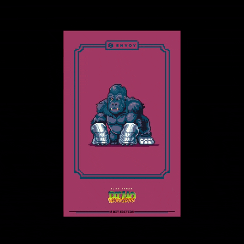 Dino Warrior character GORILLA_8BIT